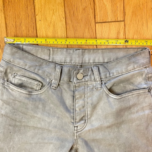 MNML Grey Stretch Zipper Denim (No Distressing) - Picture 5 of 5